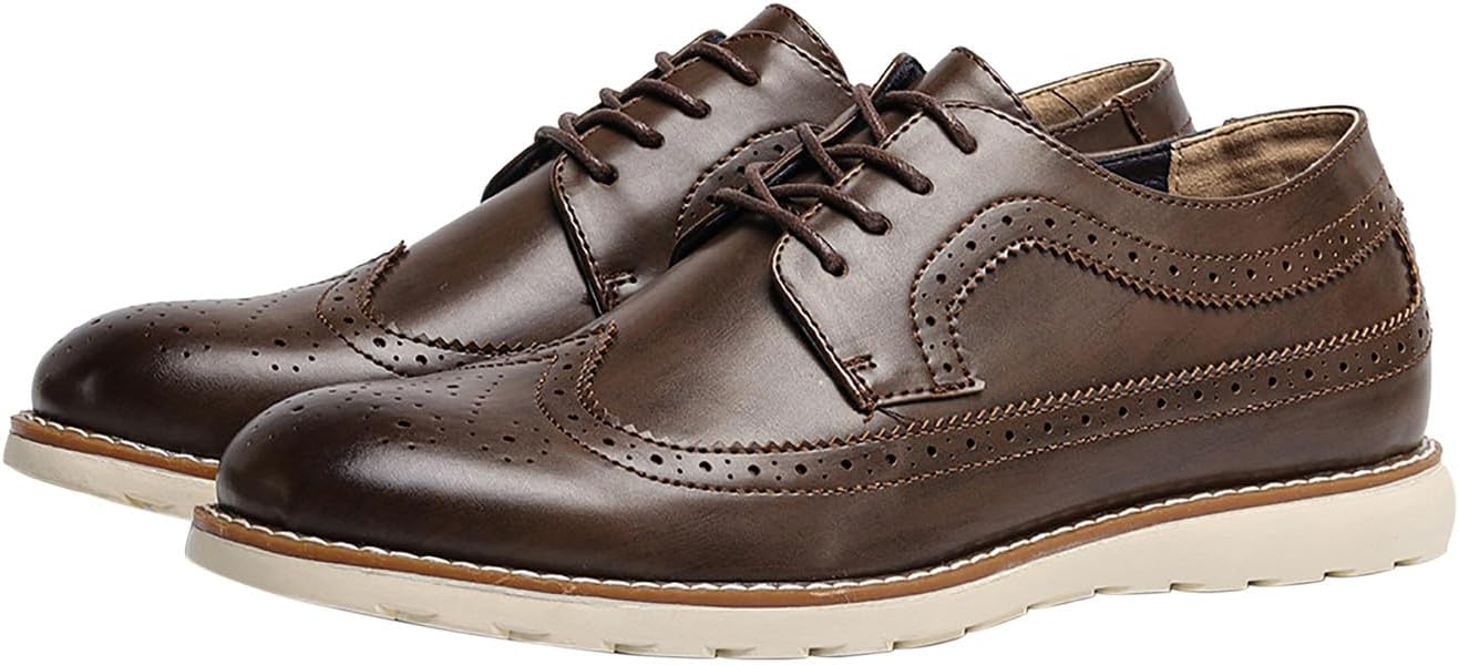 Мужские броги с крыльями, оксфорды с острым носком, праздничные формальные кожаные туфли, дерби, для прогулки, модные, свадебные, повседневные, для мужчин и мальчиков Santimon, коричневый
Мужские броги с крыльями, оксфорды с острым носком, праздничные формальные кожаные туфли, дерби, для прогулки, модные, свадебные, повседневные, для мужчин и мальчиков Santimon, коричневый