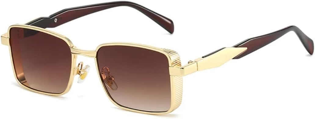 Ретро металлические мужские солнцезащитные очки для активного отдыха, модные градиентные очки с защитой от УФ-излучения UV400, женские солнцезащитные очки в стиле панк SZVVBKK, Golden Tea Gradient
Ретро металлические мужские солнцезащитные очки для активного отдыха, модные градиентные очки с защитой от УФ-излучения UV400, женские солнцезащитные очки в стиле панк SZVVBKK, Golden Tea Gradient