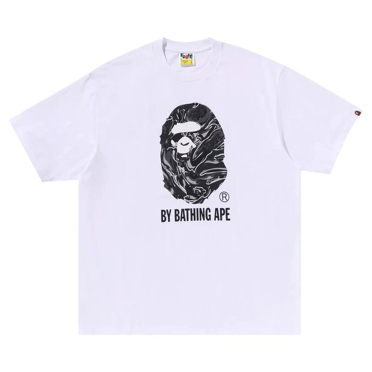 Футболка BAPE Marbling Camo By Bathing Ape Relaxed Fit Tee, White 
Футболка BAPE Marbling Camo By Bathing Ape Relaxed Fit Tee, White