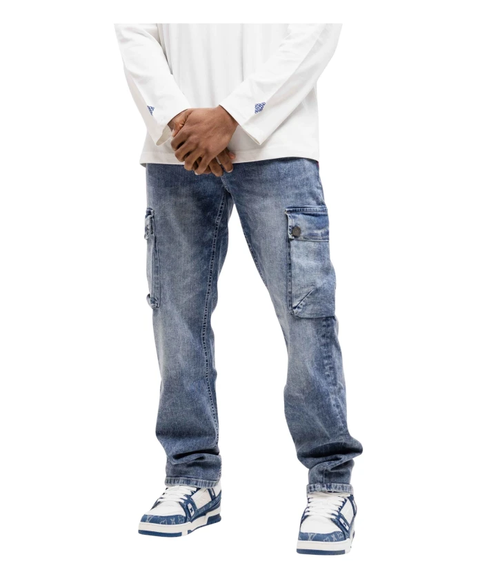 Мужские синие брюки-карго Xplct Studios, синий
Мужские синие брюки-карго Xplct Studios, синий