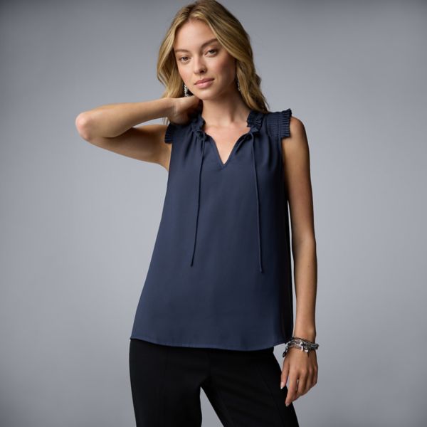 Женский топ с плиссированной горловиной Simply Vera Vera Wang, цвет deep sapphire
Женский топ с плиссированной горловиной Simply Vera Vera Wang, цвет deep sapphire