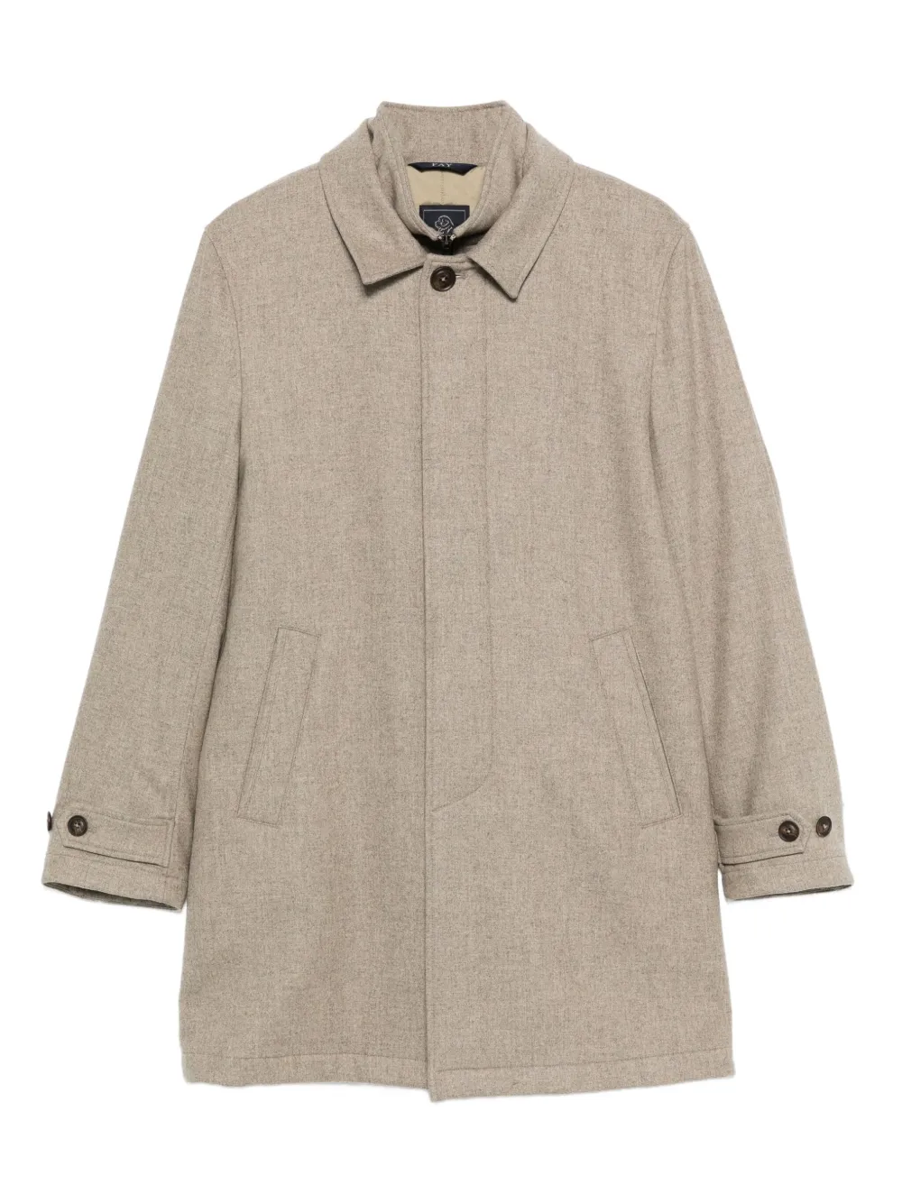 Пальто из вирджинской шерсти Fay, нейтральный
Пальто из вирджинской шерсти Fay, нейтральный