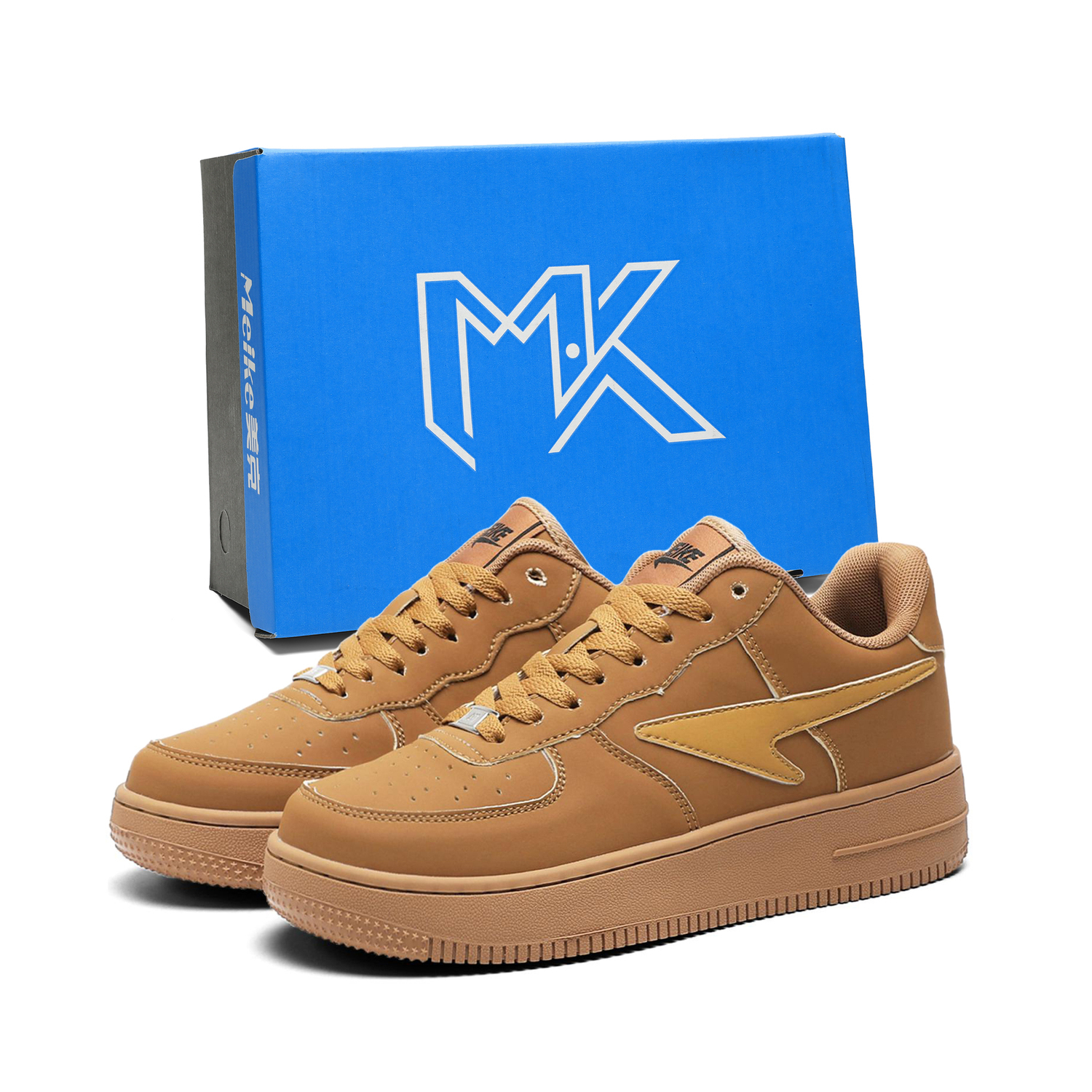 MEIKE Стойкие к скольжению и истиранию низкие скейтерские кроссовки унисекс белый светло-зеленый пшеничный бокс, цвет Wheat Box
MEIKE Стойкие к скольжению и истиранию низкие скейтерские кроссовки унисекс белый светло-зеленый пшеничный бокс, цвет Wheat Box