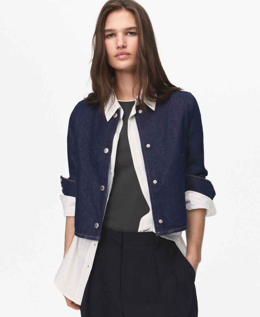 Женская джинсовая укороченная куртка MANGO, Open Blue
Женская джинсовая укороченная куртка MANGO, Open Blue