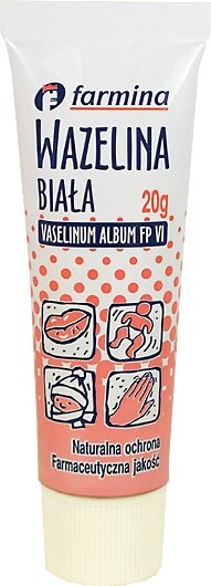 Белый вазелин, 20 г Farmina
Белый вазелин, 20 г Farmina