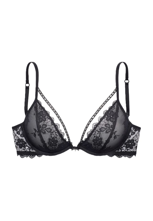 Бюстгальтер на косточках Julia кружевной Lascana, черный
Бюстгальтер на косточках Julia кружевной Lascana, черный