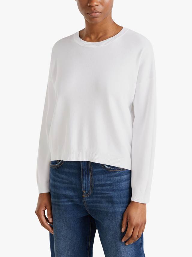 Джемпер свободного кроя с круглым вырезом Benetton, цвет Optical White
Джемпер свободного кроя с круглым вырезом Benetton, цвет Optical White