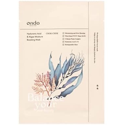 Маска для увлажнения кожи с гиалуроновой кислотой и водорослями 25 мл Ondo Beauty 36.5
Маска для увлажнения кожи с гиалуроновой кислотой и водорослями 25 мл Ondo Beauty 36.5