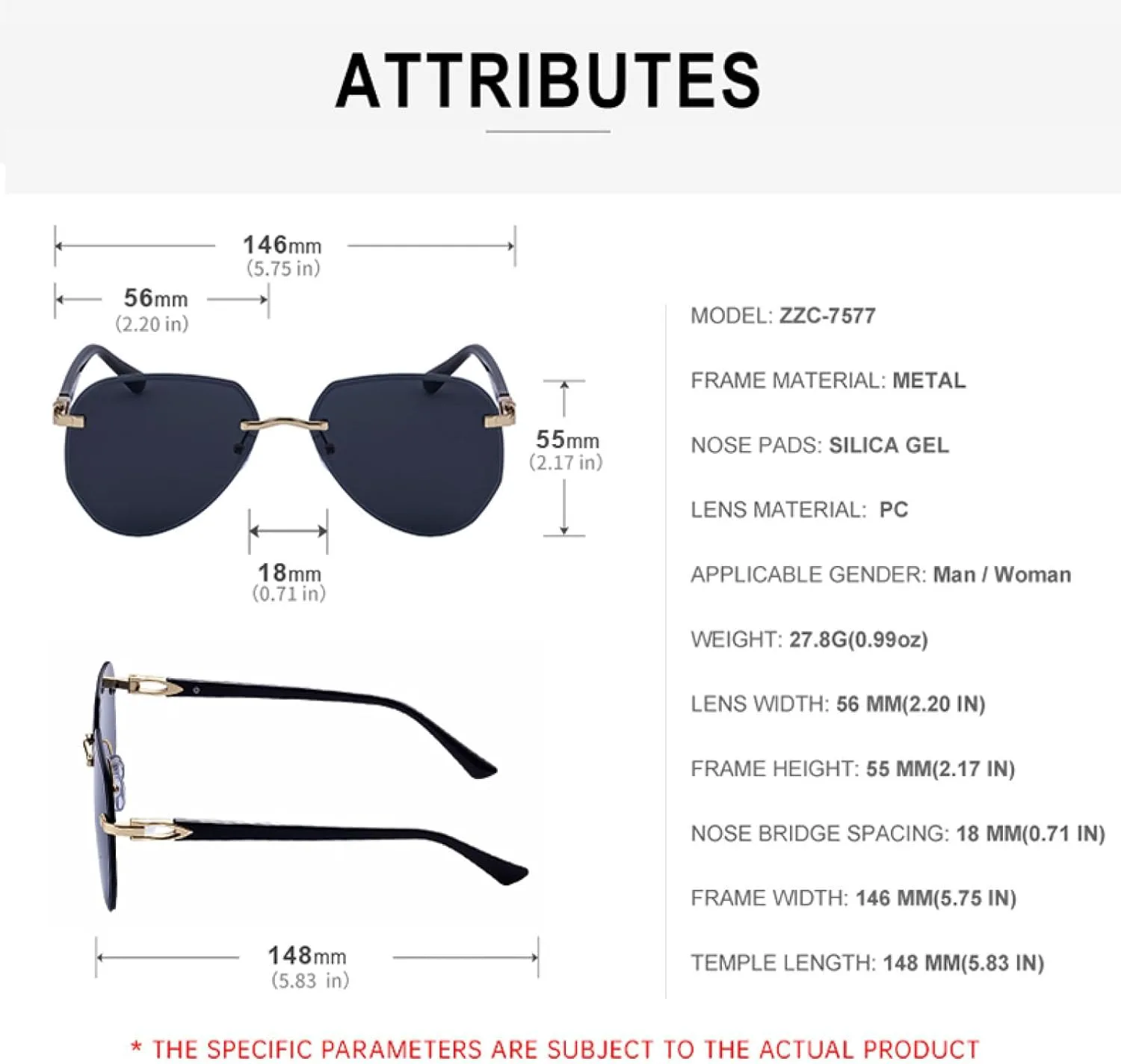 Мужские солнцезащитные очки в стиле панк без оправы большого размера, роскошные, овальные, винтажные, с защитой от УФ-излучения UV400 TVTBBVV, C7goldgradientblue
Мужские солнцезащитные очки в стиле панк без оправы большого размера, роскошные, овальные, винтажные, с защитой от УФ-излучения UV400 TVTBBVV, C7goldgradientblue