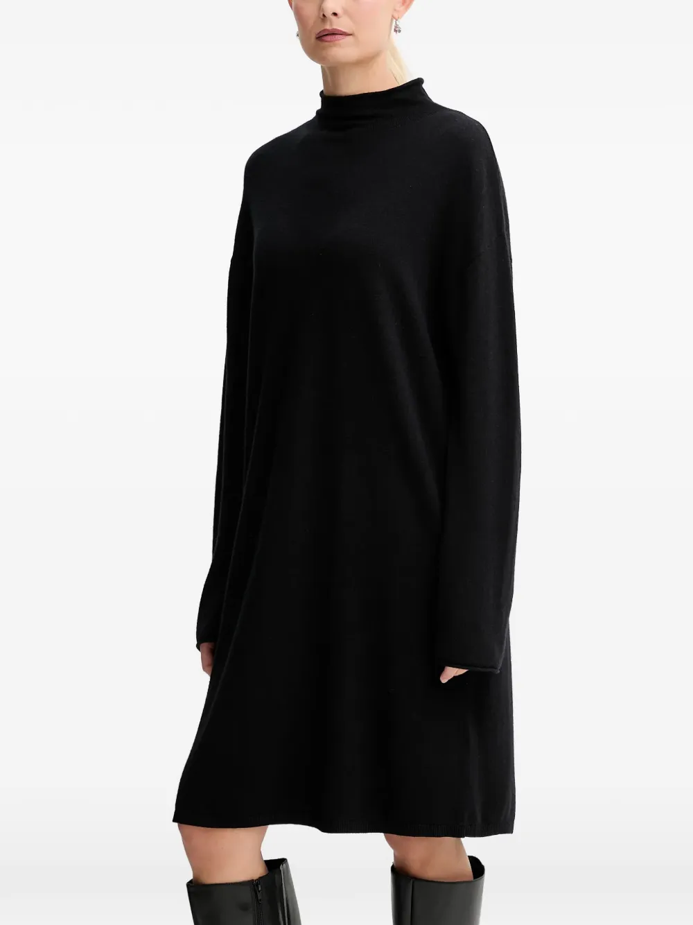 Платье мини с высоким воротником Marc O'Polo, черный
Платье мини с высоким воротником Marc O'Polo, черный