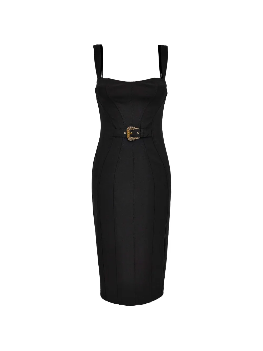 Платье с пряжкой Versace Jeans Couture, черный
Платье с пряжкой Versace Jeans Couture, черный