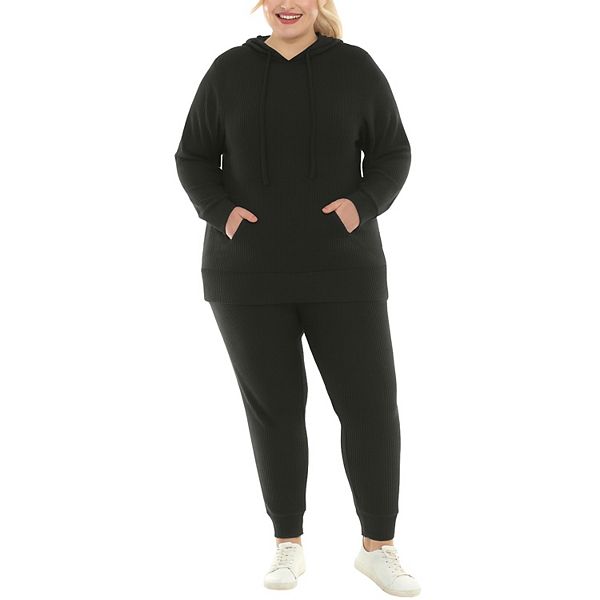 Комплект из двух предметов Plus size из мягкого ребристого трикотажа Wm Fashion, Black
Комплект из двух предметов Plus size из мягкого ребристого трикотажа Wm Fashion, Black