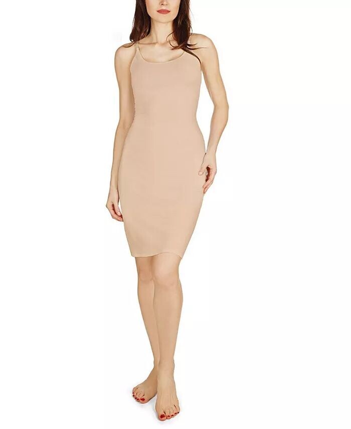 Женское бесшовное платье-комбинация на бретелях MeMoi, коричневый/бежевый
Женское бесшовное платье-комбинация на бретелях MeMoi, коричневый/бежевый