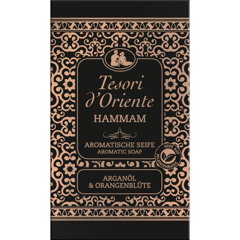 Ароматическое мыло Хаммам с аргановым маслом и флердоранжем Tesori d'Oriente, 125 g
Ароматическое мыло Хаммам с аргановым маслом и флердоранжем Tesori d'Oriente, 125 g