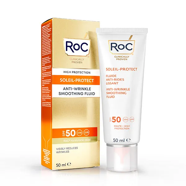 Soleil-Protect флюид против морщин Protección Solar Anti Arrugas Spf50 Roc, 50 ml
Soleil-Protect флюид против морщин Protección Solar Anti Arrugas Spf50 Roc, 50 ml