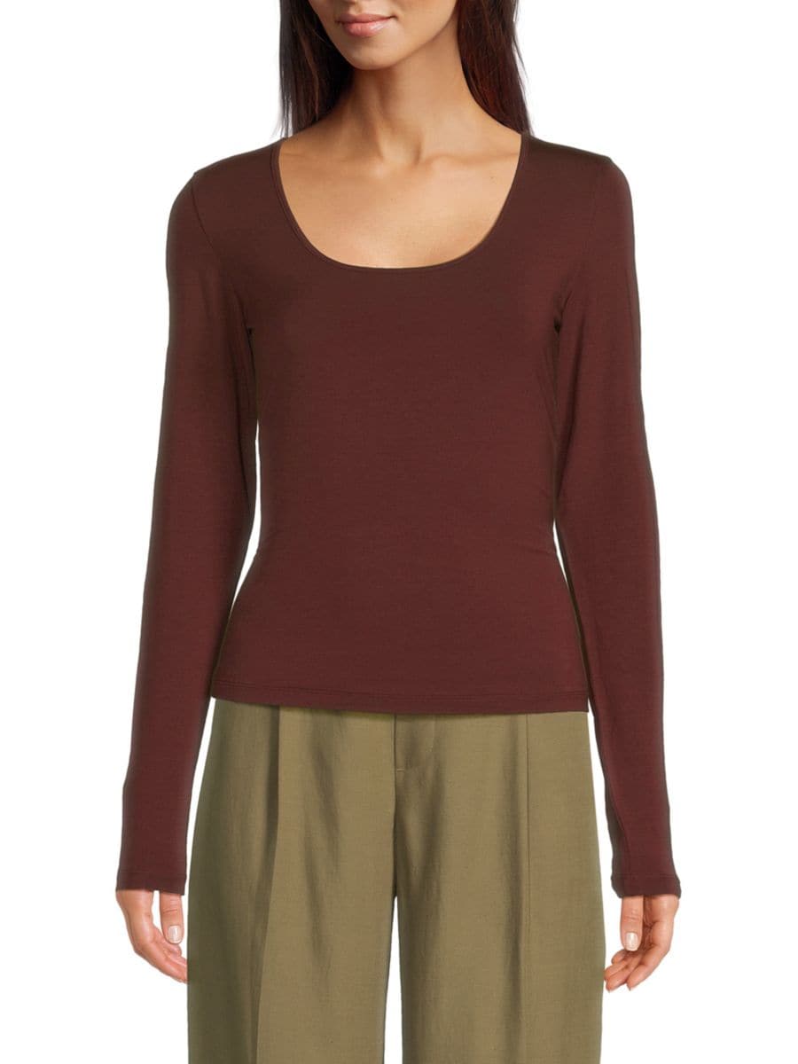 Футболка с круглым вырезом Vince, цвет Black Rose
Футболка с круглым вырезом Vince, цвет Black Rose