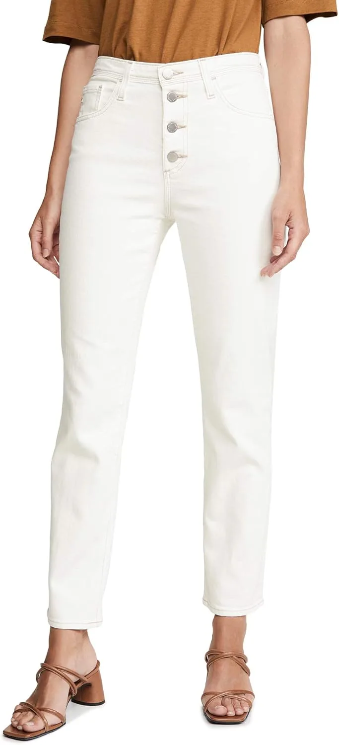 AG Adriano Goldschmied Женские джинсы Isabelle с высокой посадкой и прямыми штанинами
AG Adriano Goldschmied Женские джинсы Isabelle с высокой посадкой и прямыми штанинами