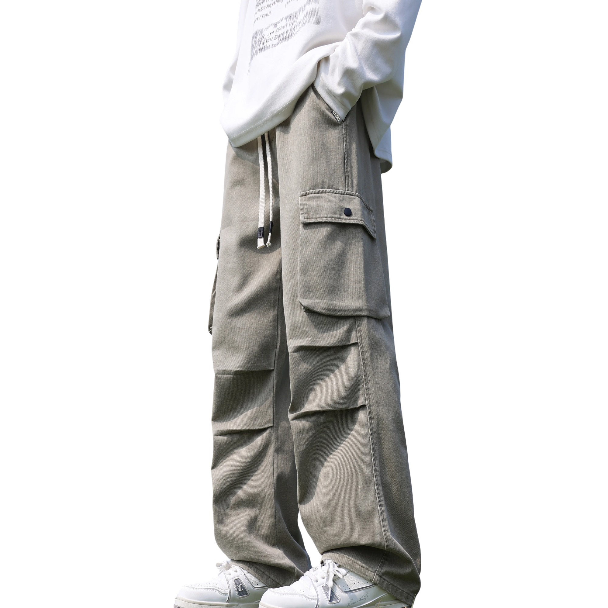 Кargo-брюки Unisex Moderate HUANQIU, хаки
Кargo-брюки Unisex Moderate HUANQIU, хаки