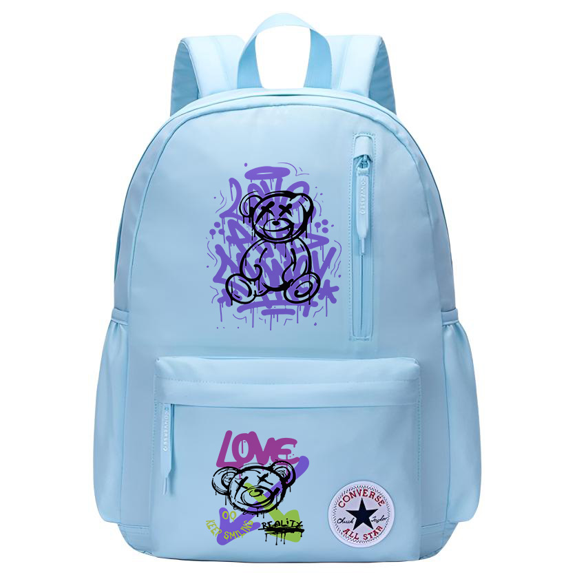 Converse Полиэстеровый рюкзак женский светло-голубой, Graffiti Bear
Converse Полиэстеровый рюкзак женский светло-голубой, Graffiti Bear