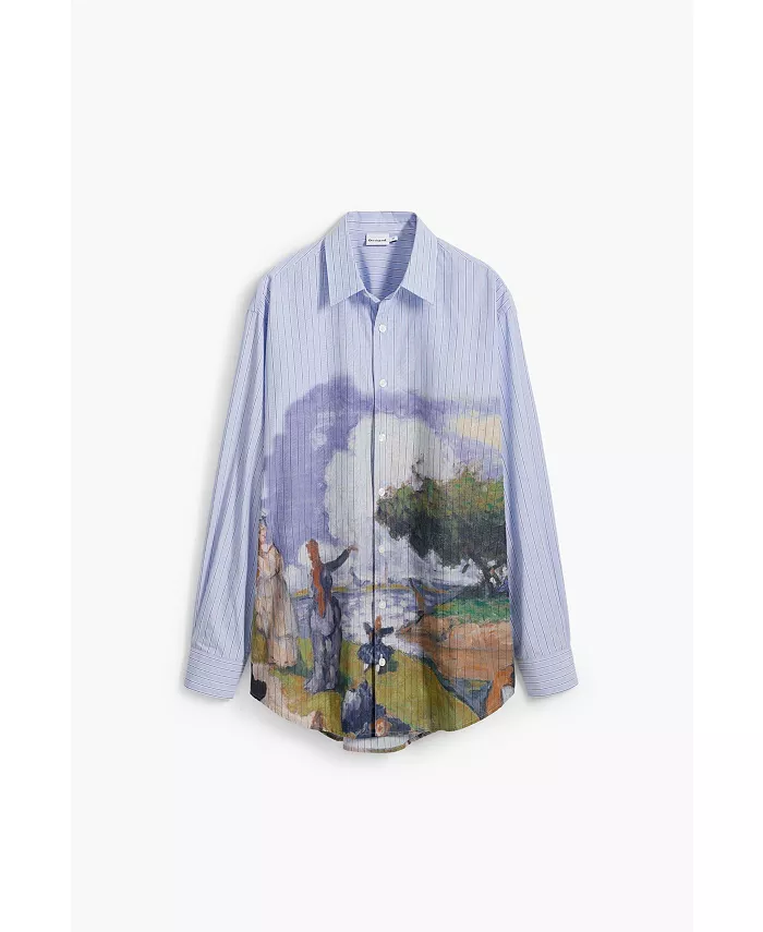 Мужская рубашка с принтом Landscape Desigual, синий
Мужская рубашка с принтом Landscape Desigual, синий