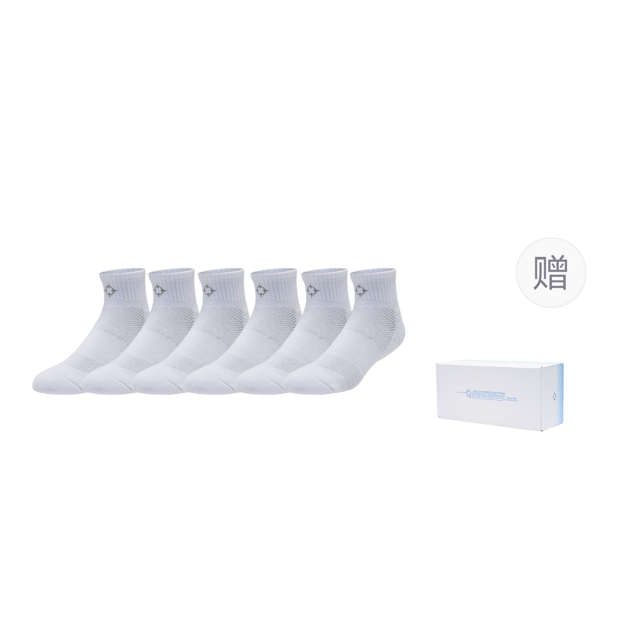 Унисекс гольфы RIGORER, белый белый синий Box+6 Pack (белый-Short Socks)
Унисекс гольфы RIGORER, белый белый синий Box+6 Pack (белый-Short Socks)