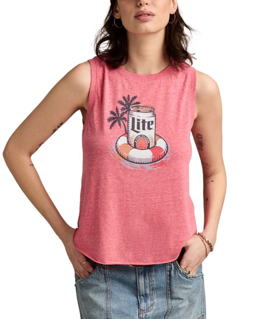 Женская футболка без рукавов Miller Lite Floaty Lucky Brand, Calypso Coral, Розовый, Женская футболка без рукавов Miller Lite Floaty Lucky Brand, Calypso Coral
Женская футболка без рукавов Miller Lite Floaty Lucky Brand, Calypso Coral, Розовый, Женская футболка без рукавов Miller Lite Floaty Lucky Brand, Calypso Coral