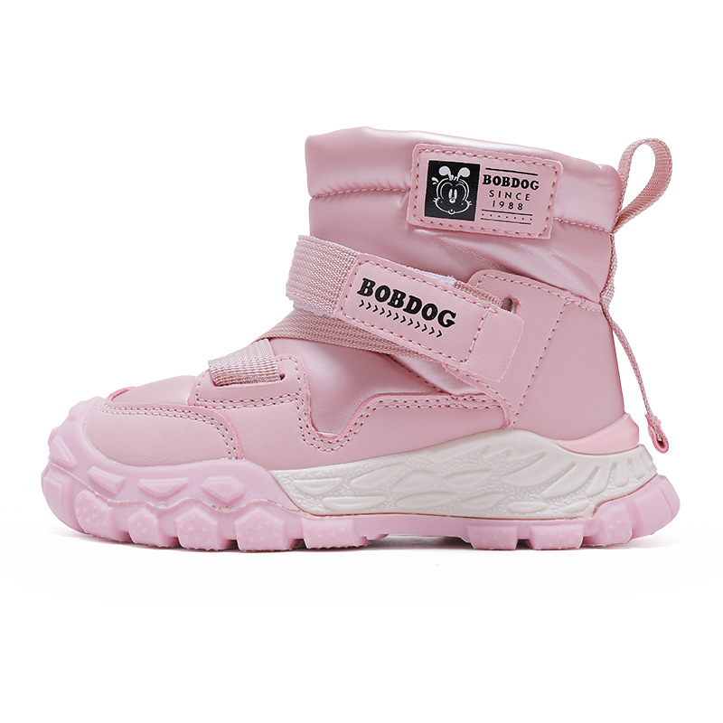 Детские хлопковые ботинки с противоскользящей подошвой, устойчивые к износу BOBDOG, розовый
Детские хлопковые ботинки с противоскользящей подошвой, устойчивые к износу BOBDOG, розовый