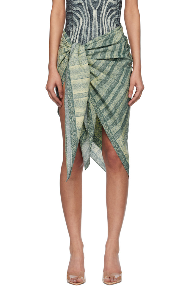 Юбка-спираль 'cover-up' Jean Paul Gaultier, синий
Юбка-спираль 'cover-up' Jean Paul Gaultier, синий