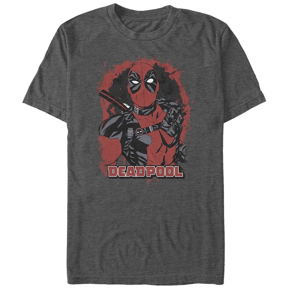Футболка с постером «Big & Tall Marvel Deadpool» и графическим плакатом, цвет Charcoal Heather
Футболка с постером «Big & Tall Marvel Deadpool» и графическим плакатом, цвет Charcoal Heather