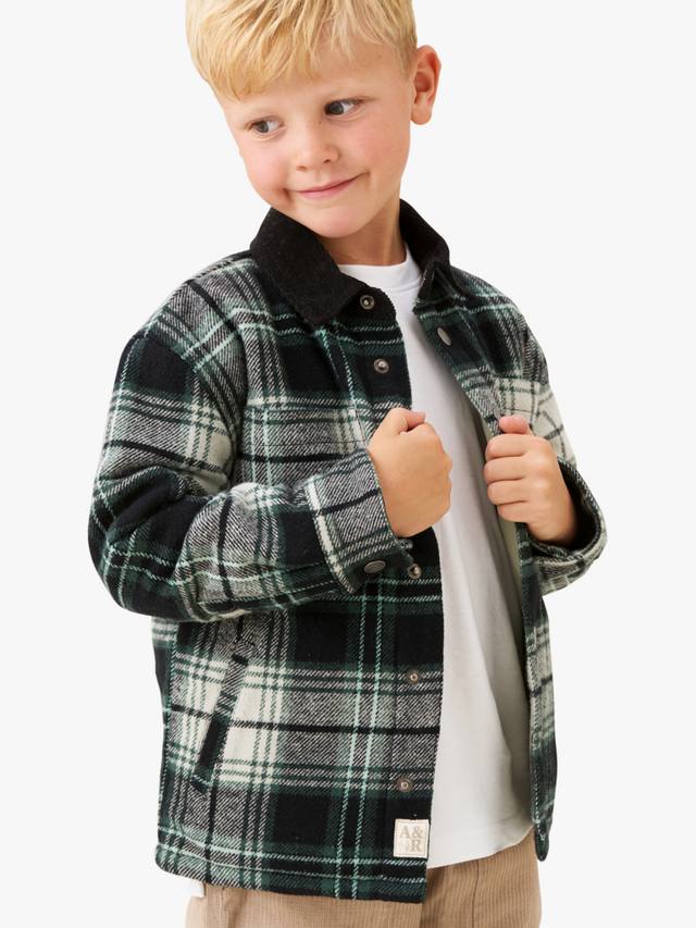 Детская стеганая рубашка из хлопка в клетку Angel & Rocket, Green/Multi
Детская стеганая рубашка из хлопка в клетку Angel & Rocket, Green/Multi