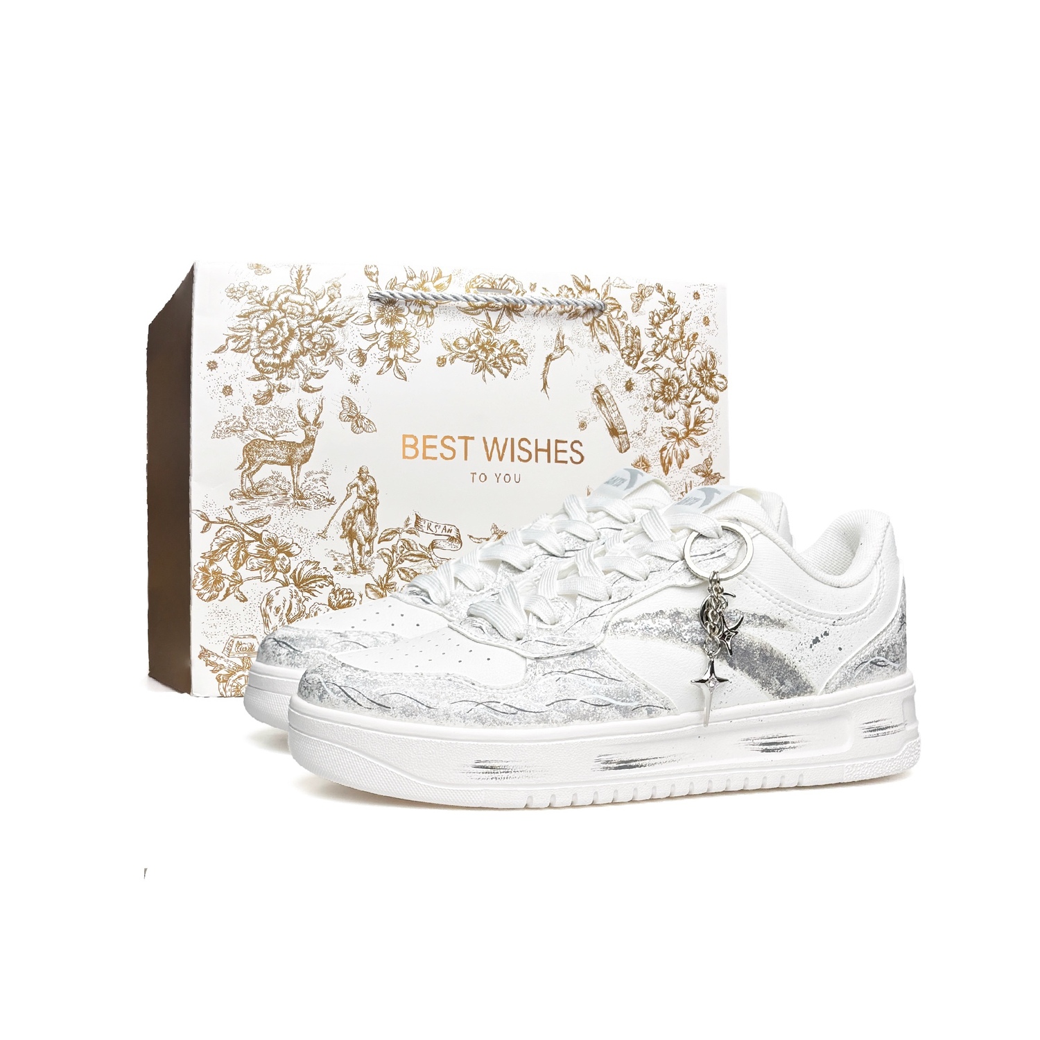 Расслабленные нескользящие устойчивые к истиранию увеличивающие рост низкие кроссовки для скейтбординга unisex ANTA, белый серый
Расслабленные нескользящие устойчивые к истиранию увеличивающие рост низкие кроссовки для скейтбординга unisex ANTA, белый серый