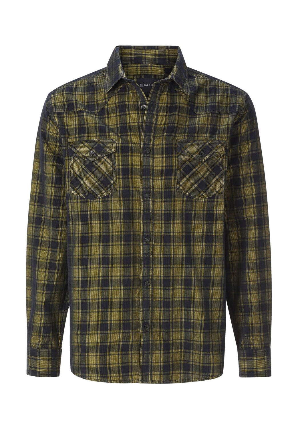 Вельветовая рубашка ЭЛМОССИ BABISTA, желтый 
Вельветовая рубашка ЭЛМОССИ BABISTA, желтый