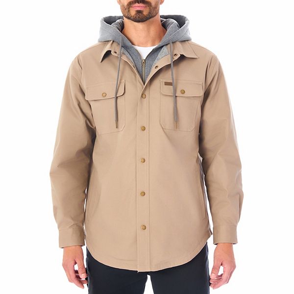 Мужская многослойная куртка-рубашка с капюшоном на кнопках canvas Smith'S Workwear, Aged Khaki
Мужская многослойная куртка-рубашка с капюшоном на кнопках canvas Smith'S Workwear, Aged Khaki