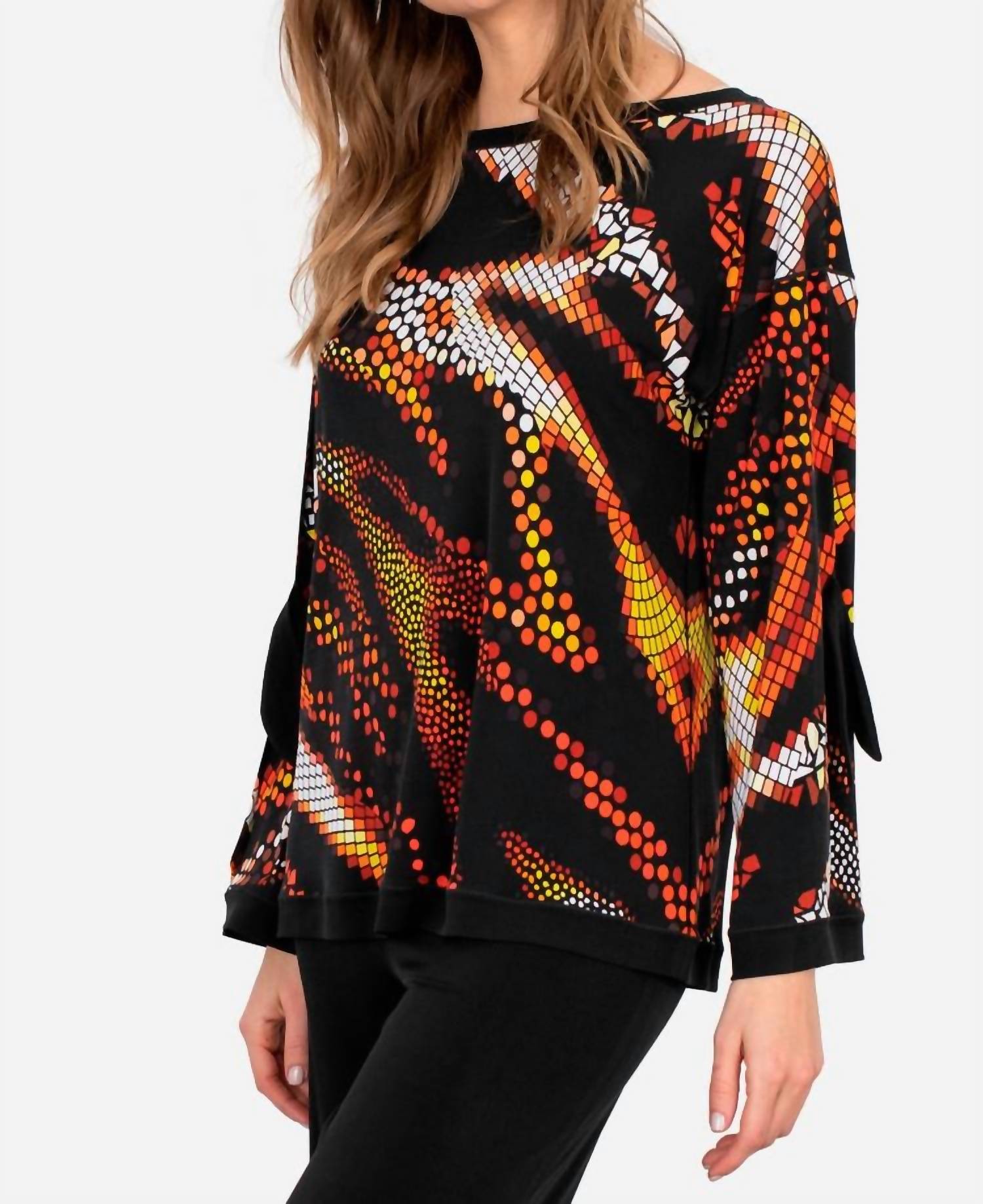 Легкий топ с разрезом и завязками на рукавах в Джине eva varro, цвет gina
Легкий топ с разрезом и завязками на рукавах в Джине eva varro, цвет gina