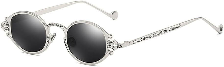 Мужские овальные солнцезащитные очки в стиле панк, красные, женские солнцезащитные очки в стиле ретро с круглой металлической оправой, защита от УФ-излучения UV400 VFDHN, Silver With Black
Мужские овальные солнцезащитные очки в стиле панк, красные, женские солнцезащитные очки в стиле ретро с круглой металлической оправой, защита от УФ-излучения UV400 VFDHN, Silver With Black