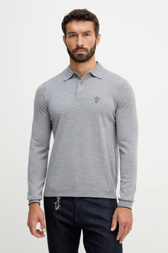 Шерстяной свитер Aeronautica Militare, серый
Шерстяной свитер Aeronautica Militare, серый