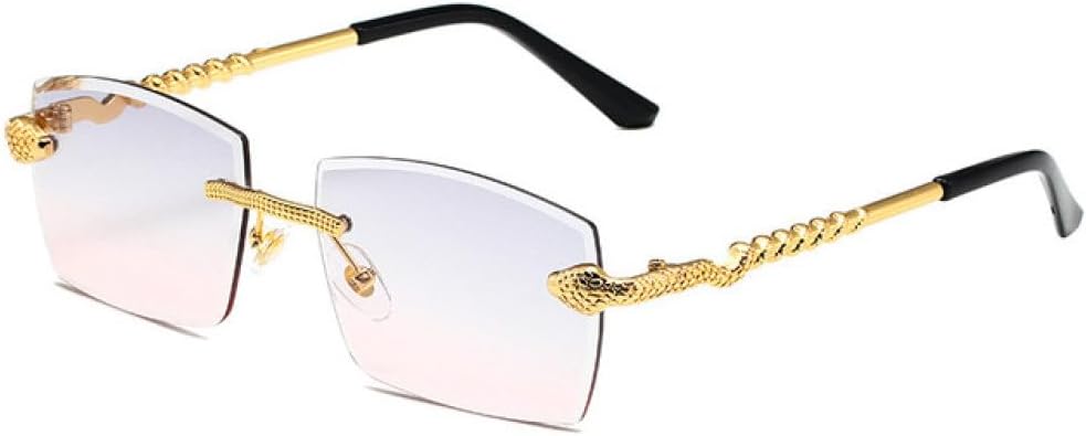 Солнцезащитные очки Polygon без оправы для женщин, ретро-стиль с змеиным рисунком, прозрачные линзы Ocean, мужские солнцезащитные очки с защитой от УФ-излучения UV400 generic, Gray Pink
Солнцезащитные очки Polygon без оправы для женщин, ретро-стиль с змеиным рисунком, прозрачные линзы Ocean, мужские солнцезащитные очки с защитой от УФ-излучения UV400 generic, Gray Pink