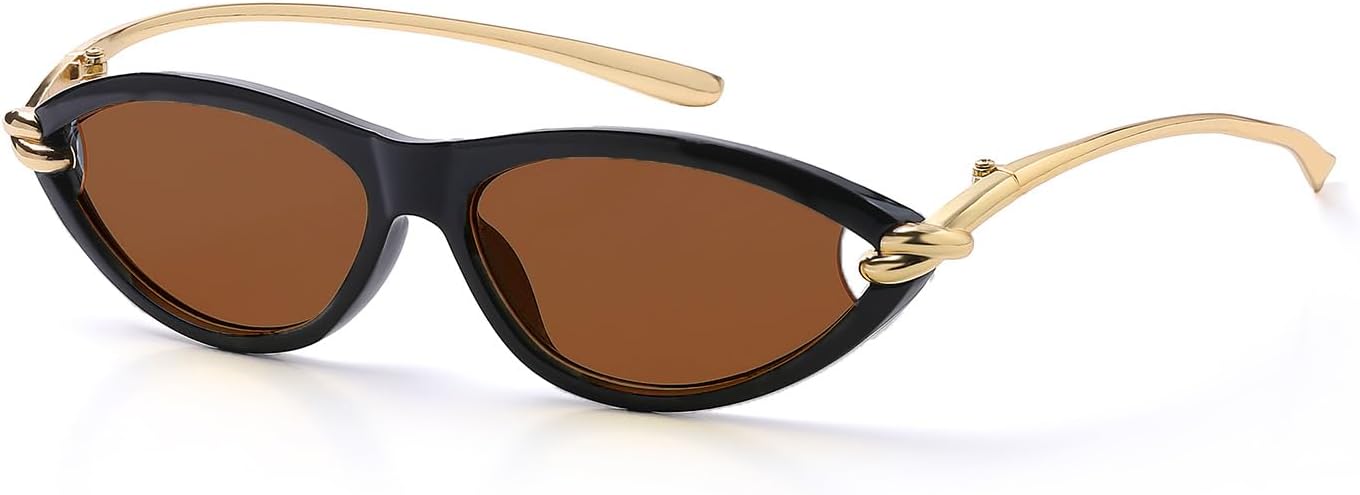 Солнцезащитные очки «кошачий глаз» для женщин, стильные ретро-очки овальной формы в стиле 90-х, легкие, компактные, с модной защитой от УФ-излучения Kenailw, Black Frame Brown Lens
Солнцезащитные очки «кошачий глаз» для женщин, стильные ретро-очки овальной формы в стиле 90-х, легкие, компактные, с модной защитой от УФ-излучения Kenailw, Black Frame Brown Lens