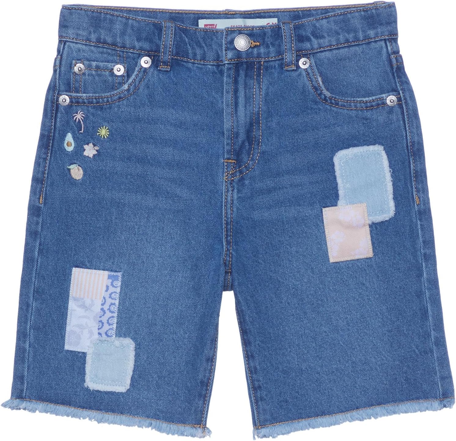 Джинсовые бермуды Levi's для девочек (маленькие), Fast Lane
Джинсовые бермуды Levi's для девочек (маленькие), Fast Lane