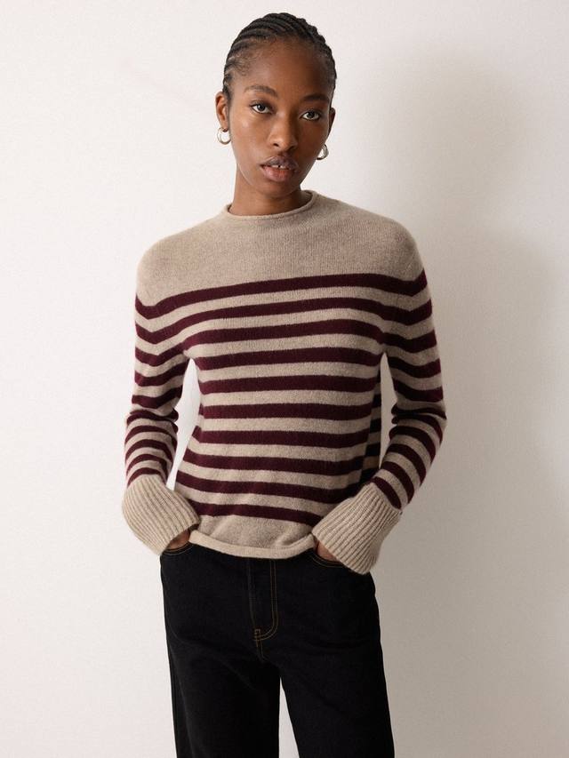 Элдон полоска Pure Cloud кашемировый джемпер Jigsaw, Oatmeal/Wine
Элдон полоска Pure Cloud кашемировый джемпер Jigsaw, Oatmeal/Wine