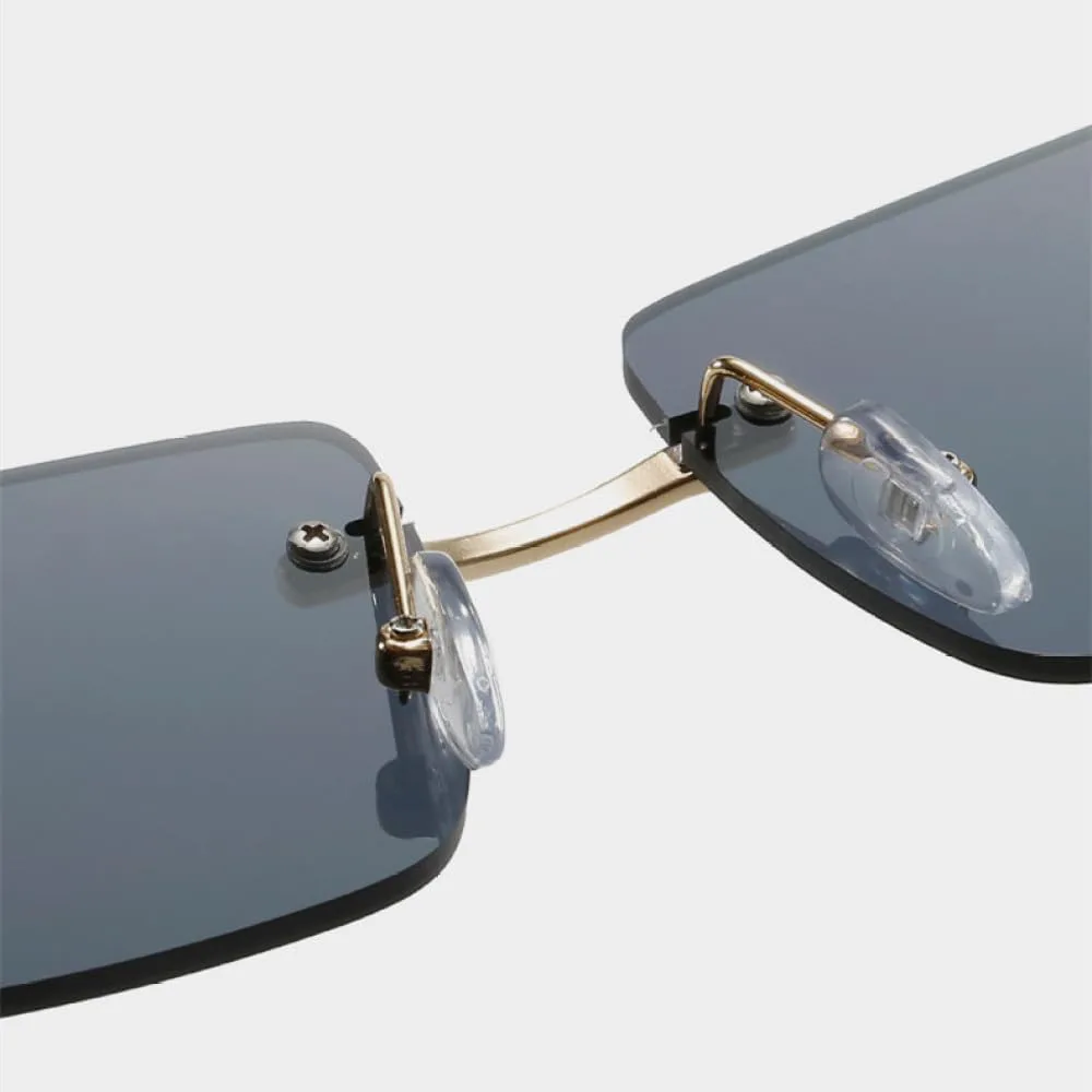 Классические безободковые солнцезащитные очки 2027 года для женщин, металлические квадратные прямоугольные солнцезащитные очки для женщин MTZJH, Gold Frame
Классические безободковые солнцезащитные очки 2027 года для женщин, металлические квадратные прямоугольные солнцезащитные очки для женщин MTZJH, Gold Frame