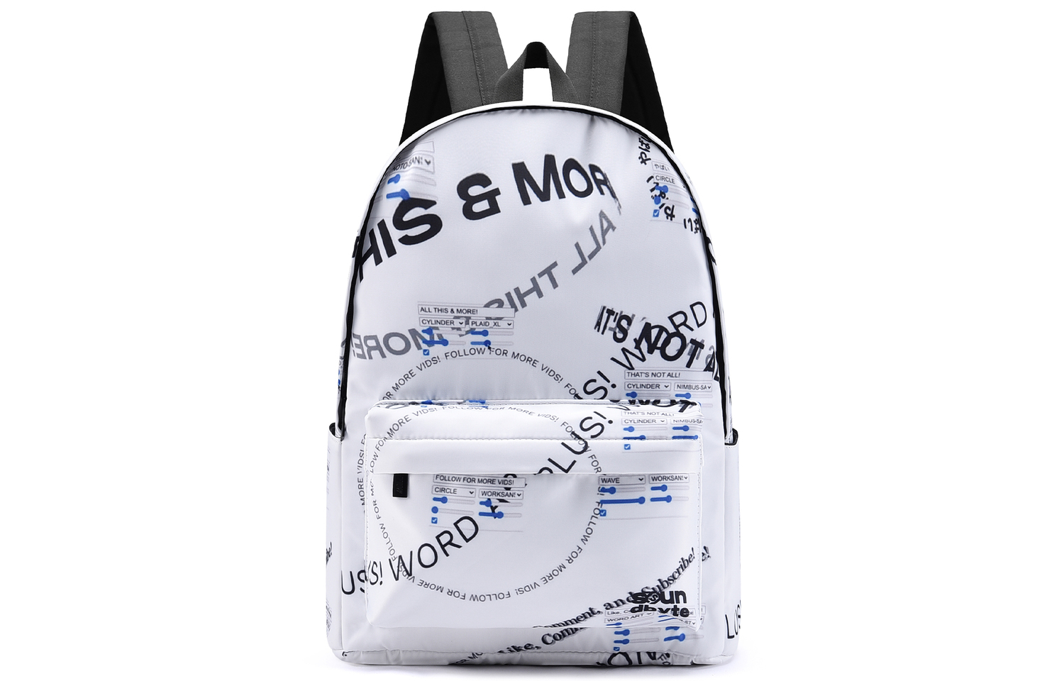 SOUNDBYTE Collaboration Полиэстер Рюкзак Обычный Унисекс Белый ONRF, Один Размер 
SOUNDBYTE Collaboration Полиэстер Рюкзак Обычный Унисекс Белый ONRF, Один Размер