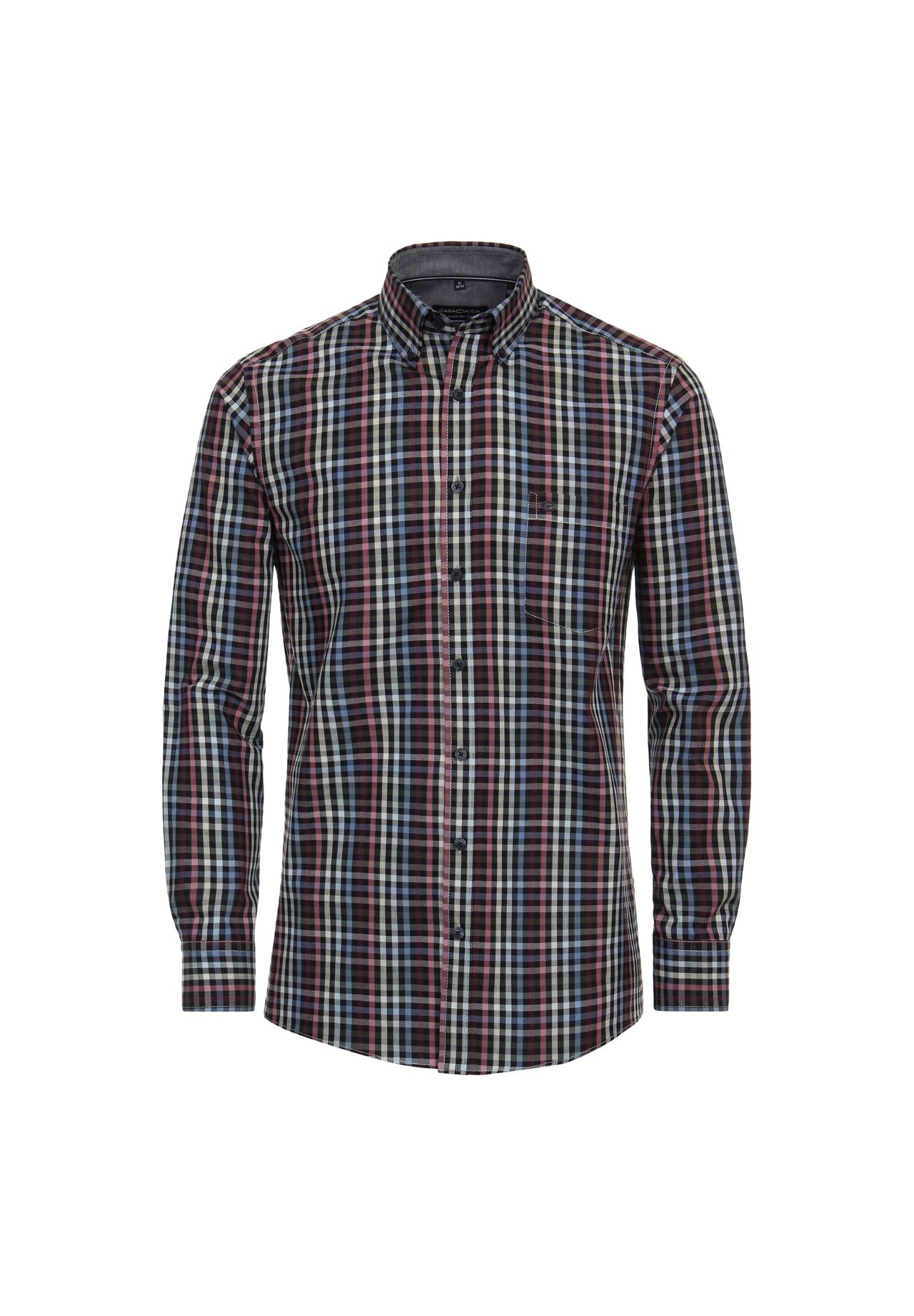 Мужская повседневная рубашка в клетку, комфортная посадка CASAMODA, цвет Dunkelrot
Мужская повседневная рубашка в клетку, комфортная посадка CASAMODA, цвет Dunkelrot