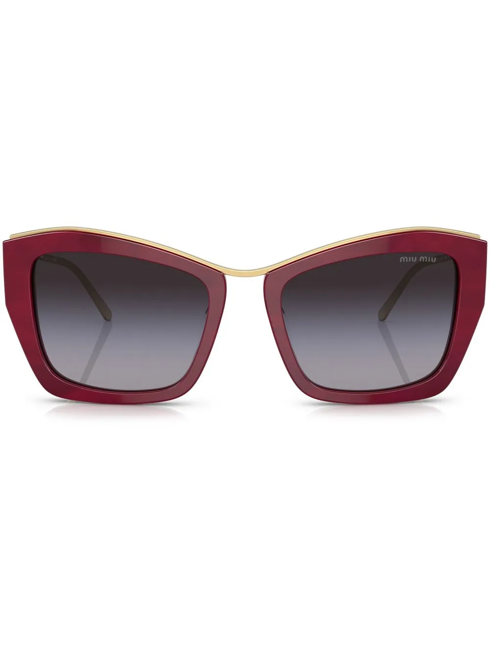 Солнцезащитные очки в оправе 'кошачий глаз' Miu Miu, красный
Солнцезащитные очки в оправе 'кошачий глаз' Miu Miu, красный