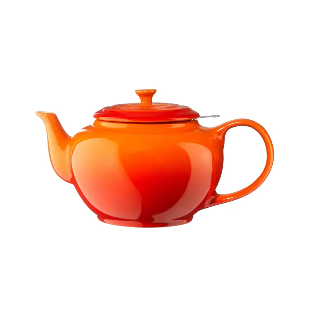 Чайник Le Creuset из нержавеющей стали объемом 1,3 л с заварочным устройством, апельсин
Чайник Le Creuset из нержавеющей стали объемом 1,3 л с заварочным устройством, апельсин