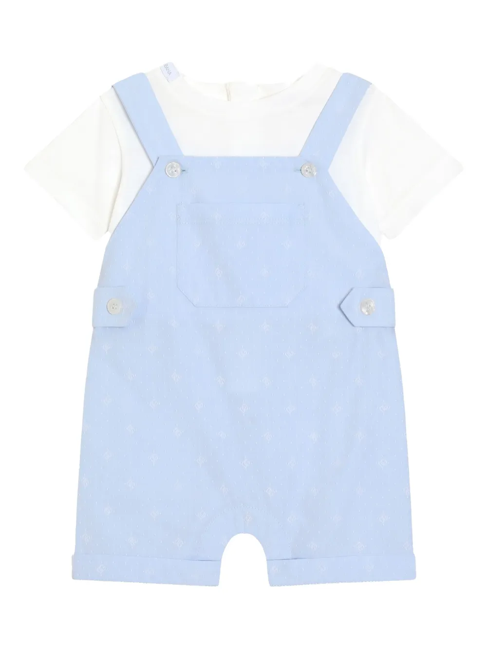 Ромпер с короткими рукавами Dolce & Gabbana Kids, синий
Ромпер с короткими рукавами Dolce & Gabbana Kids, синий