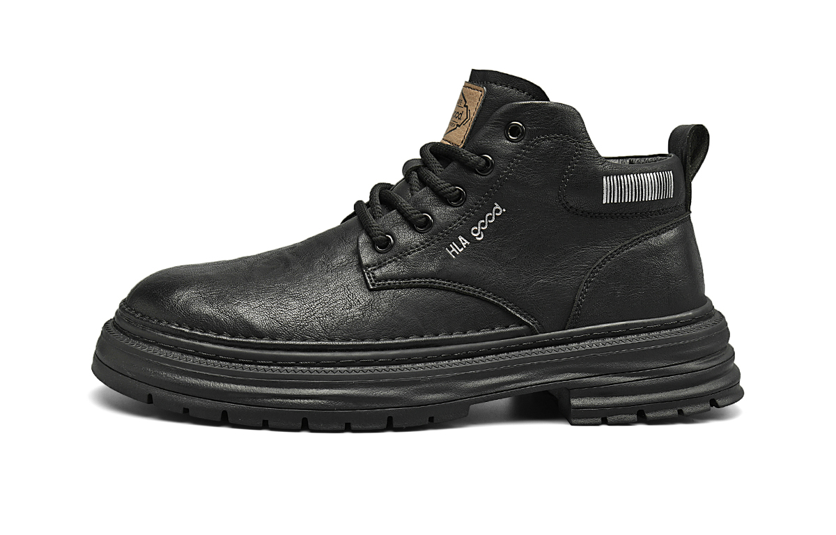 HLA Ботинки Martin мужские, черно-коричневые
HLA Ботинки Martin мужские, черно-коричневые