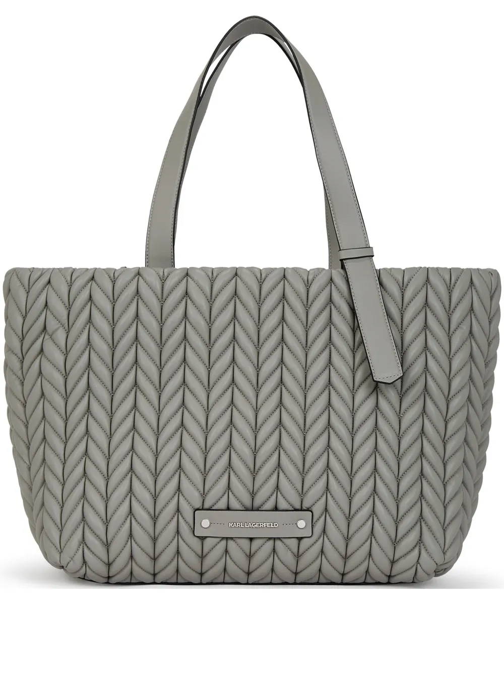 Стеганая сумка-тоут KARL LAGERFELD, серый
Стеганая сумка-тоут KARL LAGERFELD, серый