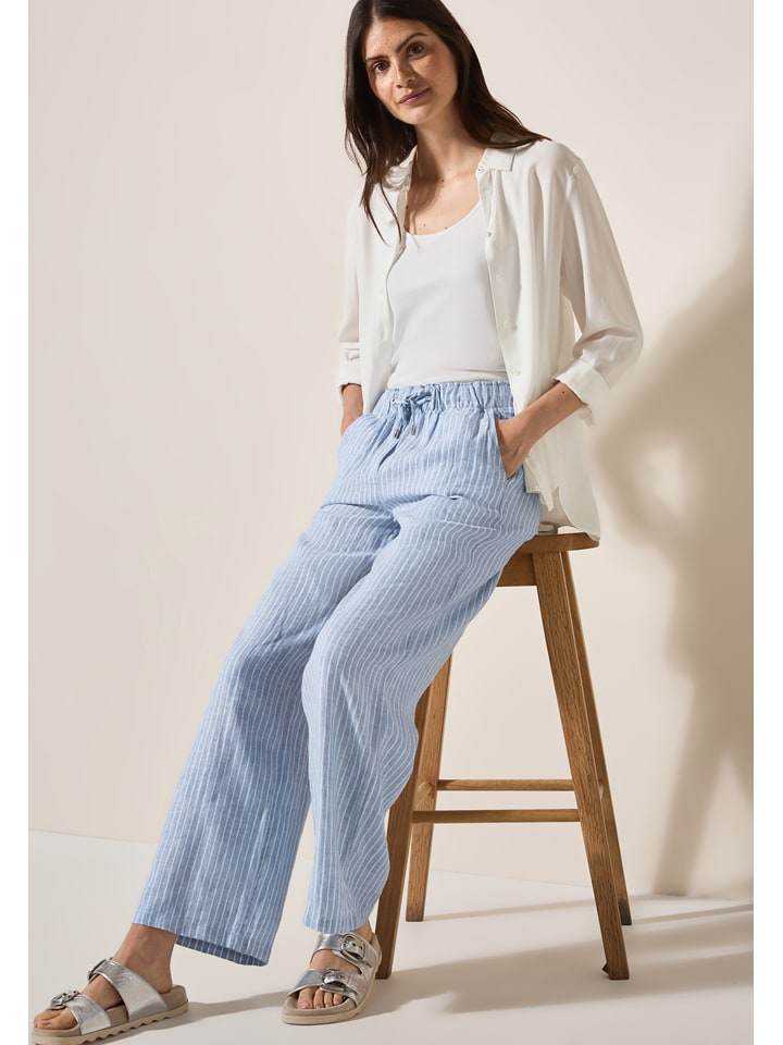 Тканевые брюки Cecil, светло-голубой/белый
Тканевые брюки Cecil, светло-голубой/белый