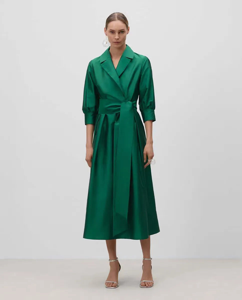 Платье миди с рукавами Simorra, зеленый
Платье миди с рукавами Simorra, зеленый